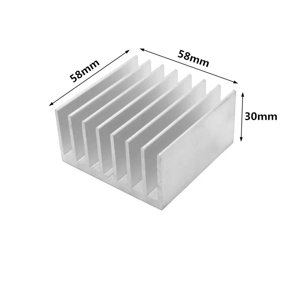 Extruded Aluminum Heatsink Radiator Heat Sink Cooler for Electronic LED Chip Cooling Heat Dissipation