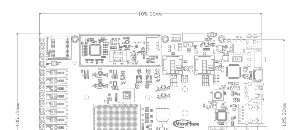 MicroPhase ANTSDR-T510 FPGA Board -chip board store