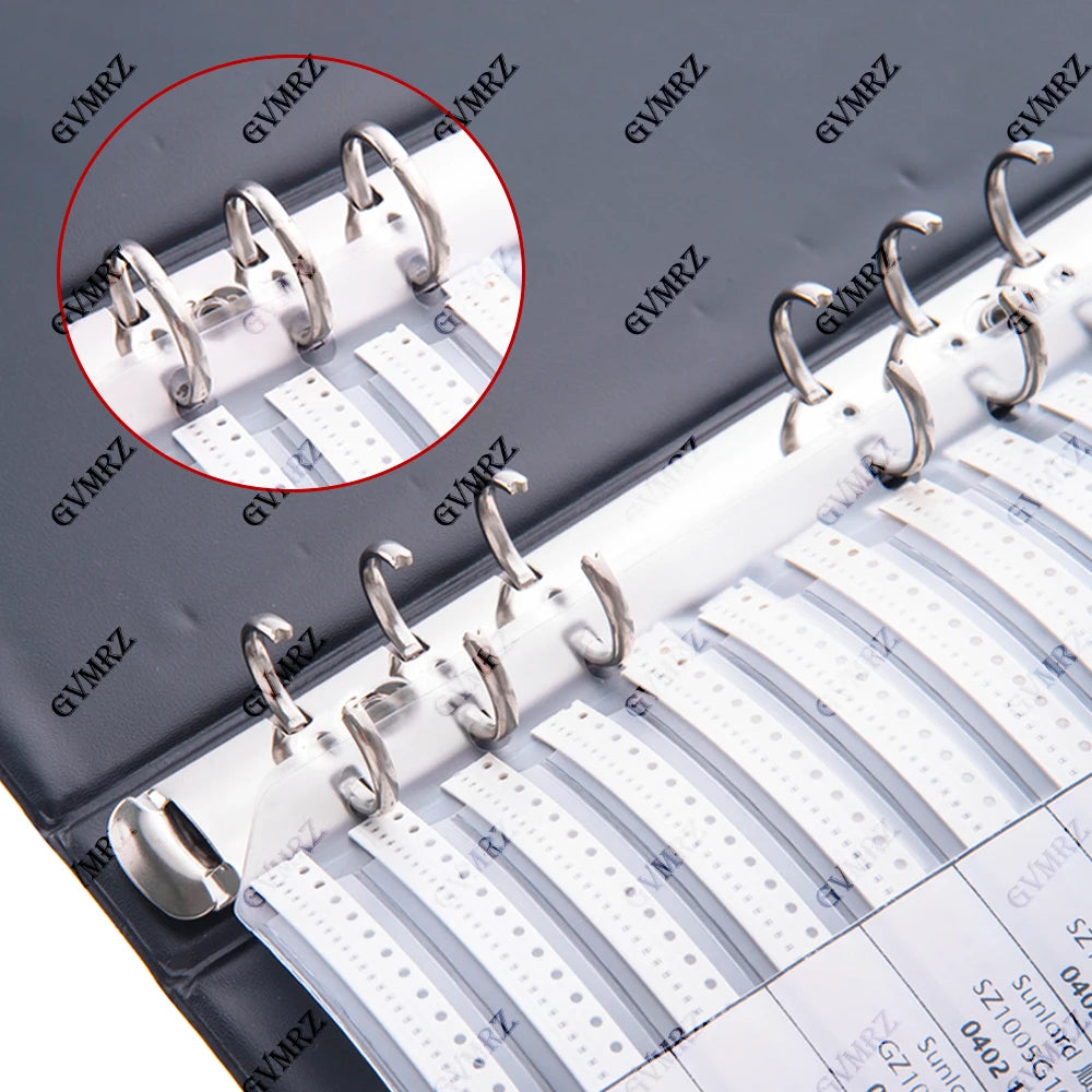 0402 0603 SMD Ferrite Bead Inductance Sample Book Magnetic Laminated Sheet Magnetic Beads Inductance Book Sample Kit 0805 1206