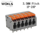 1Pcs PCB terminal block FS1.5 DA803R 2601 1.5 mm² spacing 3.5 or 5.0 mm pitch gray 2601-1102 3 4 5 6