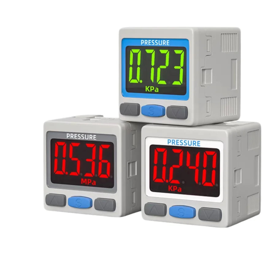 Vacuum Digital Display Pressure Switch High Precision Pressure Gauge Positive and Negative Pressure ISE30A ZSE30A Pneumatic