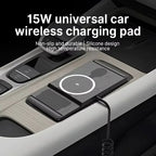 Car Wireless Charger Phone Pad for iPhone 17 16 15 14 13 12 Pro Max AirPods Samsung Xiaomi Airpods Pro 2 Fast Charging Station