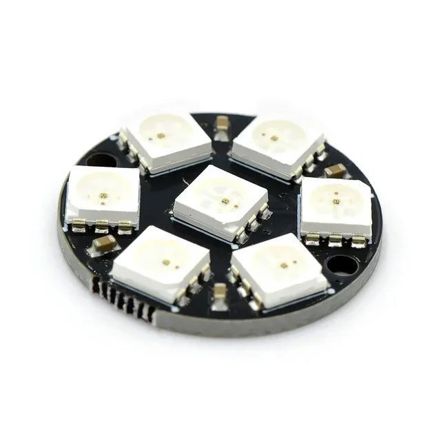 1-10pcs WS2812 RGB LED Ring 1Bit 8Bit 12Bit 16Bit 24Bit WS2812 5050 RGB LED Integrated Drivers