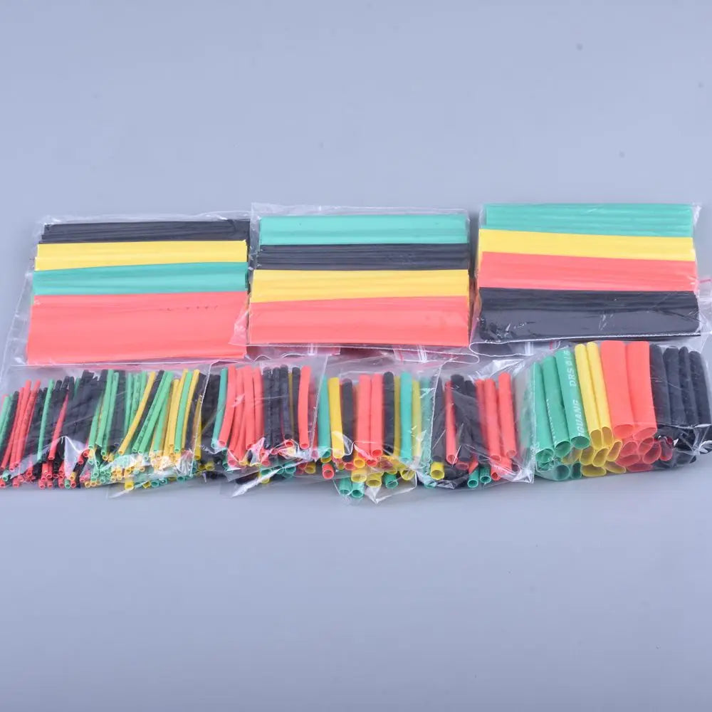 127-800pcs Heat-shrink Tubing Thermoresistant Tube Heat Shrink Wrapping Kit Electrical Connection Wire Cable Insulation Sleeving