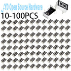 10-100PCS 0.56inches 7 Segment 1 Digital LED Display Super Red Common Cathode ANODE DIP10