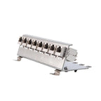Linkwylan Keystone Frame Holder for DIN Rail Mounting Plate Electrical Distribution Box DIN-Rail Adapter 1/2/3/4/8-Ports