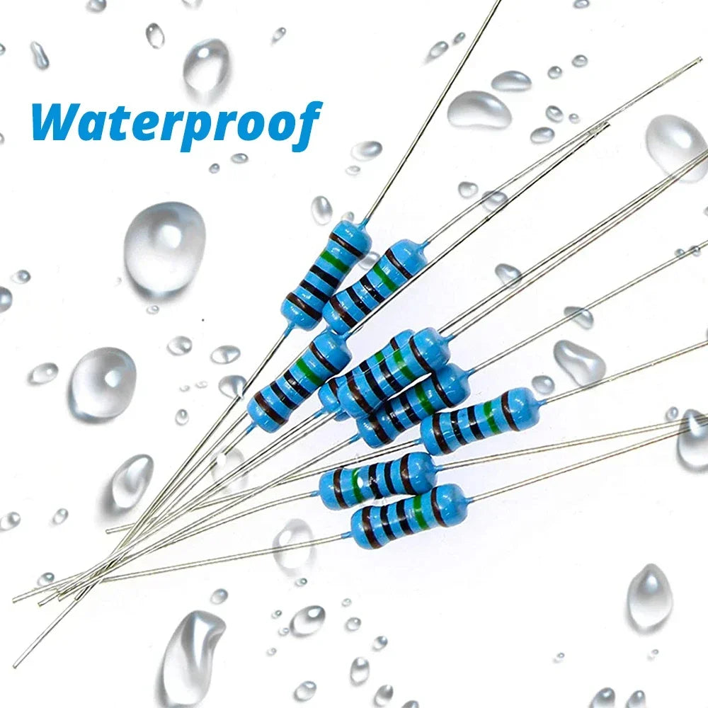 100Pcs 560 Ohm Resistors 1% 1/4W Cylinder Ideal Carbons Direct Insertion For LEDs Bulk Braiding Film Powerful Protection Circuit