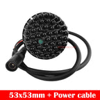 Invisible 940nm No Red Exposure at Night 48pcs IR Light Infrared Illuminator Board For CCTV Camera Night Vision + Power Cable