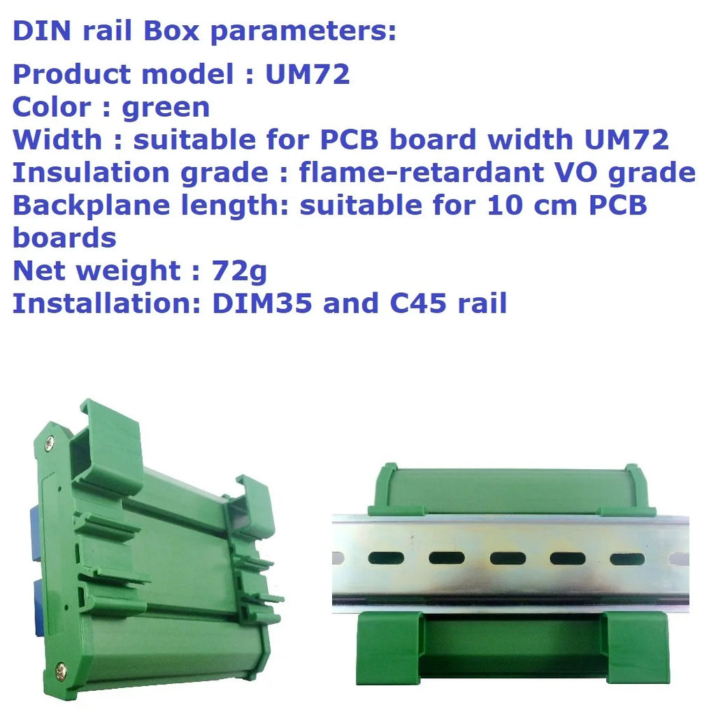 DC 12V 24V 32-Channels DIN35 C45 Rail Box RS485 Modbus RTU ULN2803A Darlington Transistor Controller PLC IO expansion Board