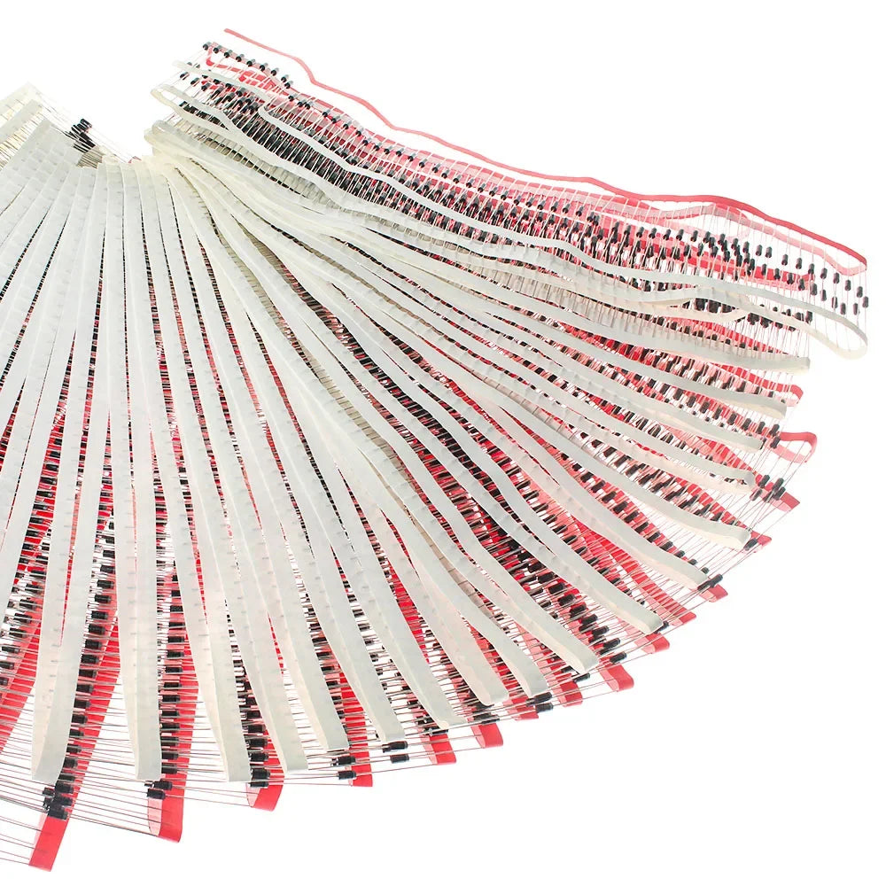 100PCS Schottky Diode DO-41 1N5819 1N5817 1A 20V-40V Electronic Components Rectifier Diode for Diy Electronic Kit