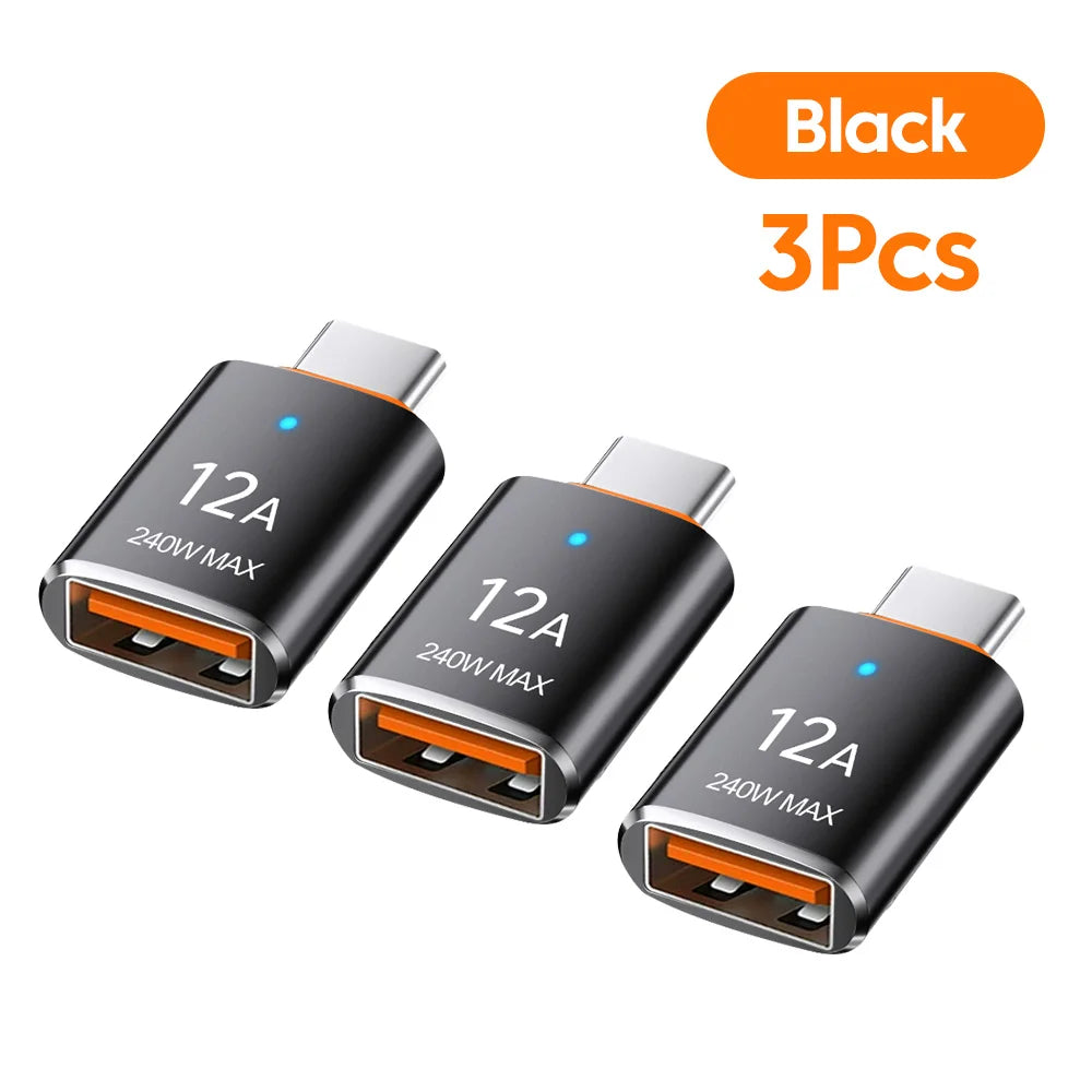 USB3.0 OTG Adapter Type C Male to USB3.0 Female Converter Fast Data Transfer Connector for iphone 15 Samsung Huawei Xiaomi