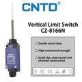 CNTD Momentary Miniature Travel Switch Spring Stick Rod Enclosed Limit Switch CZ-8166N Vertical Limit Switch IP65