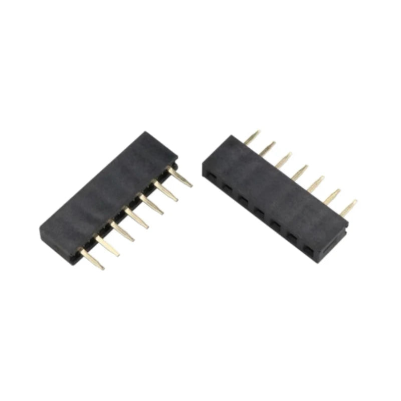 10PCS Single Row Female 2.0mm 1x2/3/4/5/6/7/8/10/20/40Pin Header Connector 2mm Pitch Strip For Arduino PCB