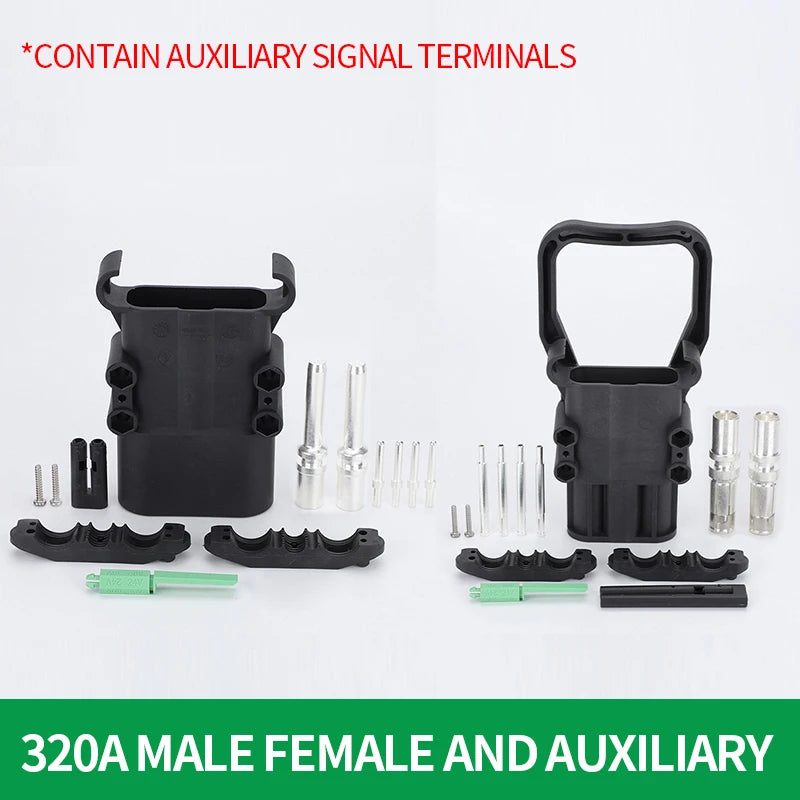 1/5/20 Sets REMA Type 80A 160A 320A Male Female Docking New Energy Industrial Electric Forklift Power Interface Connector