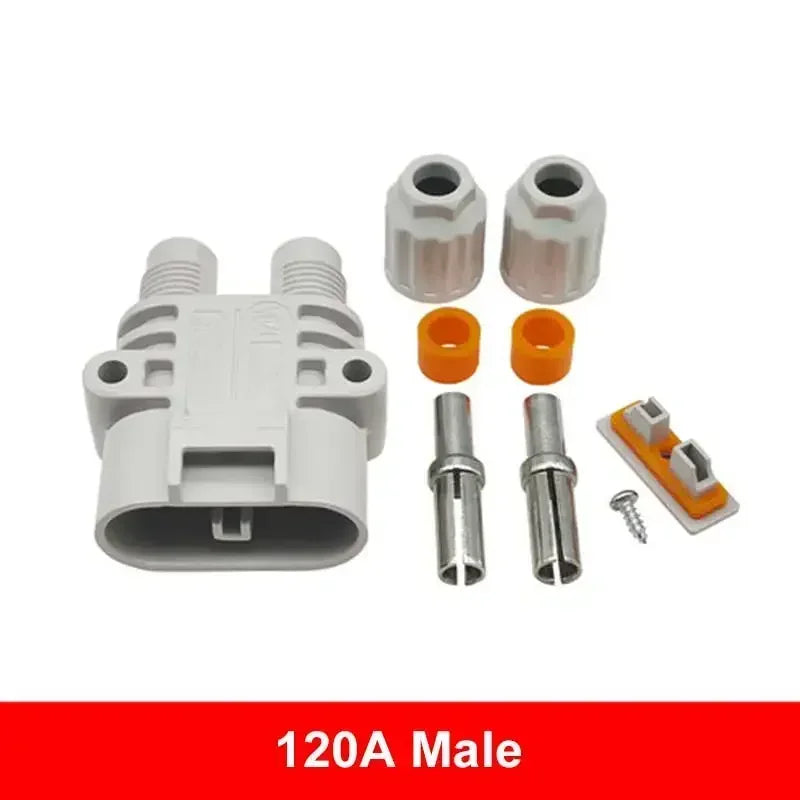 120A 1200V Male Female Connector Waterproof Big Current Parking Air Conditioner Plug Electric Forklift Generator Connectors