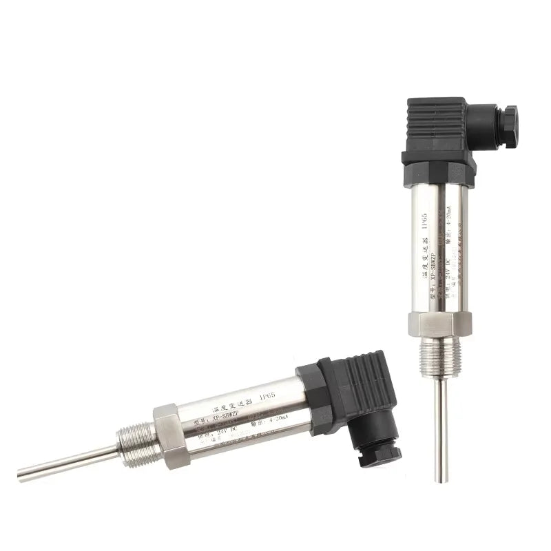0-200C to RS485 4-20mA 0-10V 0-5V Temperature Signal Transmitter Converter -50-100C 304SS Probe DC24V PT100 Temperature Sensor