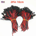 100Pairs 2pin/3pin 4pin 5pin 6Pin JST Male To Female Led Connector 15cm Wire for 2811 5050 RGB RGBW RGBCCT Led Strip Lamp Driver