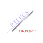 100 500 Pcs Male PCB Pin Header Press-Fit Tip 1.0 1.3 Mm Diameter Brass Plated Gold 1u Tin 1.0 Bias Connector 9.5 14.5 15.0 Mm