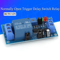 DC5V 12V Time Relay Module Normal Open Time Delay Relay Timing Timer Relay Control Switch Adjustable Potentiometer LED Indicator