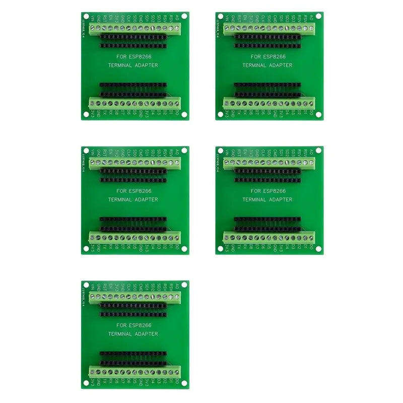ABKQ-5X Breakout Board Expansion Board GPIO 1 Into 2 For 38 Pins ESP-12E Nodemcu Development Board