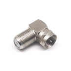 5pcs British F-head zinc alloy direct connection 90 degree elbow cable TV inch docking F tee four-way F-JKK