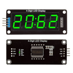 Tm1637 Led Display Module  4 Digit 7 Segment 0.56 Inch Time Clock Indicator For Arduino Module Red Blue Green Yellow  Color