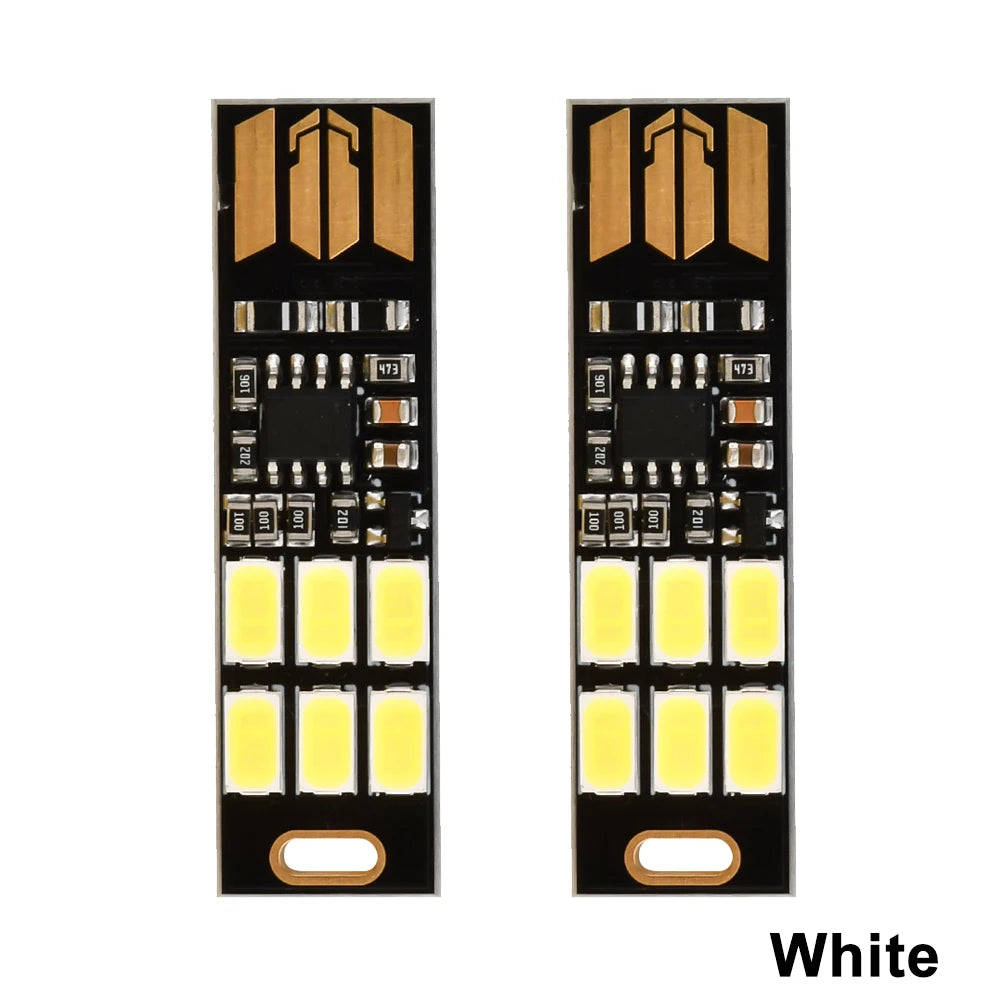 Mini USB LED Night Lamp Dimmable SMD 5730 USB Book Light Touch Control 6 leds Light For Laptop PC Book Reading Table Lamp