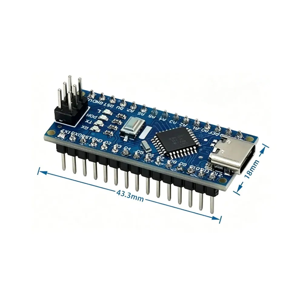 Mini / Type-C / Micro USB Nano 3.0 With the bootloader compatible Nano controller for arduino CH340 USB driver 16Mhz ATMEGA328P