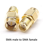 SMA to SMA Male Female RF Coaxial SMA Adapter Kit RF Coax Coupling Nut barrel Connector Converter For WIFI