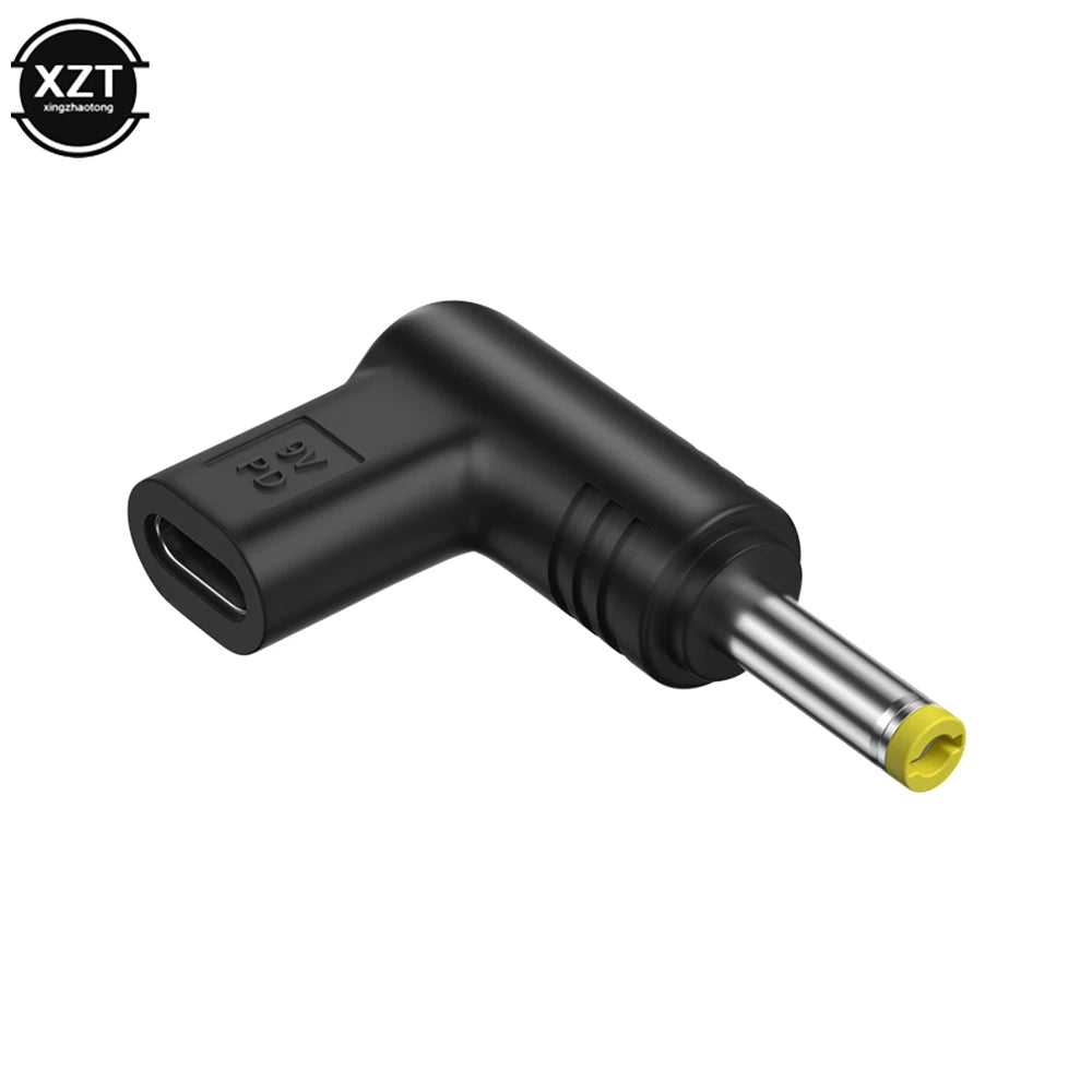 5V 9V 12V USB C Type C PD to DC Power Adapter Universal DC Jack Plug Charging Adapter Converter for Router Tablet