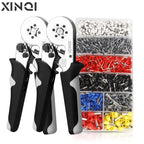 Crimping Pliers Tubular Terminal Hand Tools HSC8 6 - 4A 0.25 - 10mm2 6 - 6A 0.25 - 6mm2 Electrical Mini Wire Ferrule Clamp Kit