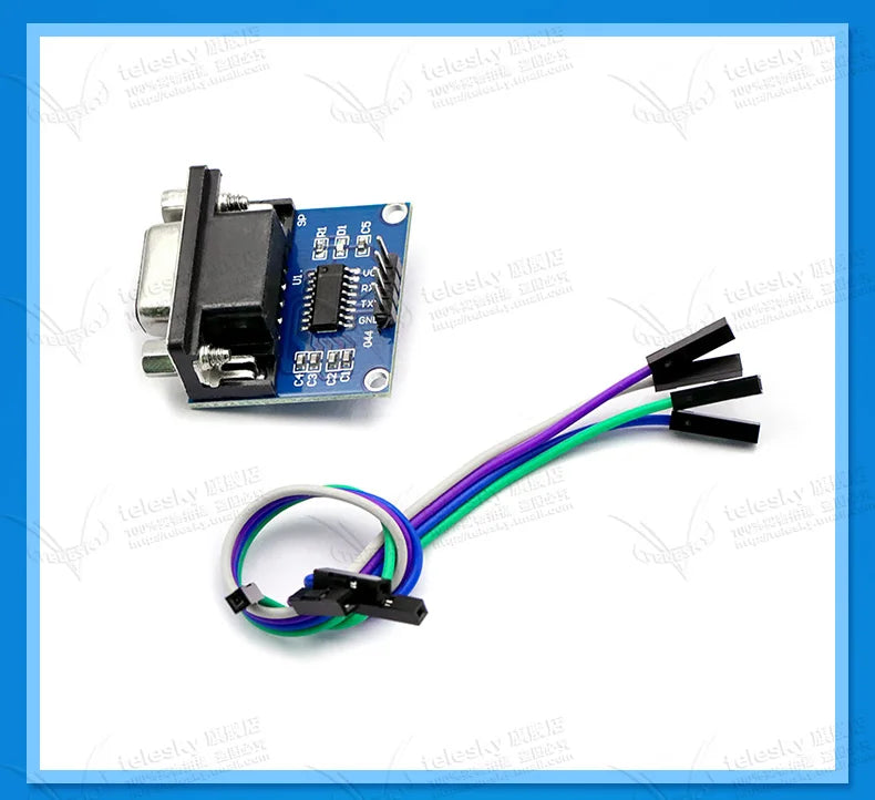 RS232 To TTL Module, 2nd Generation Serial Module, Download Line, Small Board, Brush Board, MAX3232, Send 4 DuPont Lines.