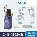 CNTD C4N‑NR Series vertical safety Micro Limit Switch IP65 Waterproof and dustproof Silver contact Safety Interlock C4N-4304NR
