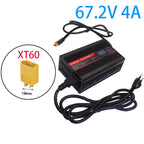 67.2V 4A  Charger Smart Aluminum Case Is Suitable For 16S 60V OLED Dispay Li-ion Lipo Battery OLED Display Fast Charger OHRIJA
