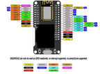 NodeMCU ESP8266 Development Board With 0.96 Inch OLED Display CH340G ESP-12F WiFi Module TYPE-C USB For Arduino