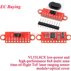 1-10Pcs VL53L0X V2 VL53L1X VL53L3CX VL53L4CD VL6180X  VL53L8CX VL53L7CX Time-of-Flight ToF Laser Ranging Sensor Module IIC