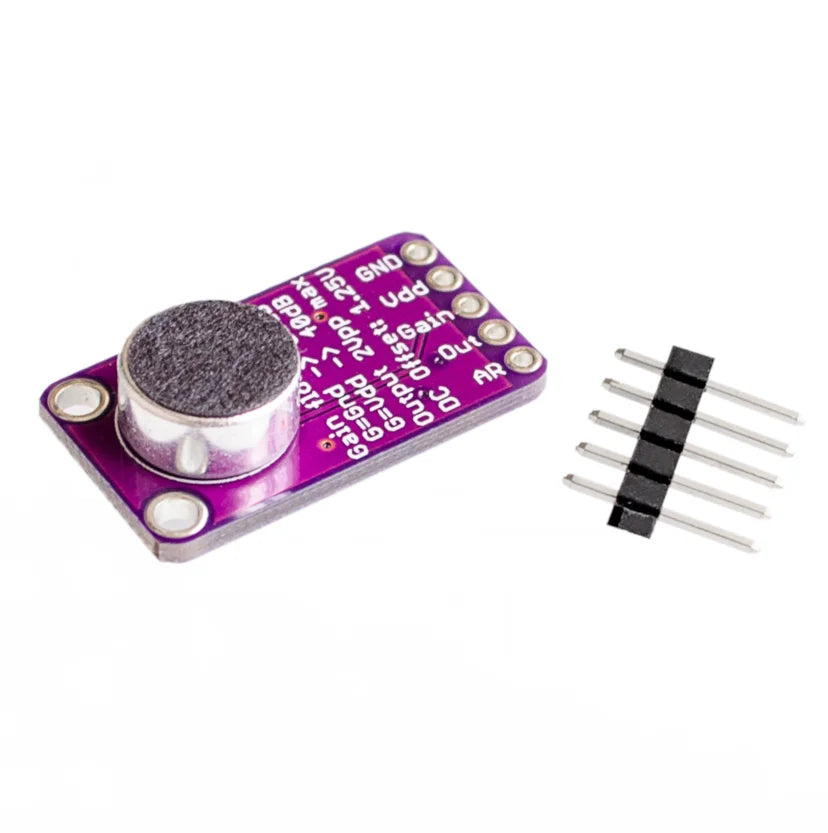 MAX9814 Microphone AGC Amplifier Board Module Auto Gain Control Attack for Arduino MAX4466 PCB Board Diy Kit
