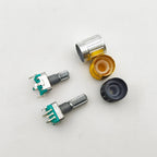 EC11 Rotary Encoder Half / Plum Shaft 5Pin Code Switch Box Set Digital Potentiometer Switches Handle Long 15mm 20mm