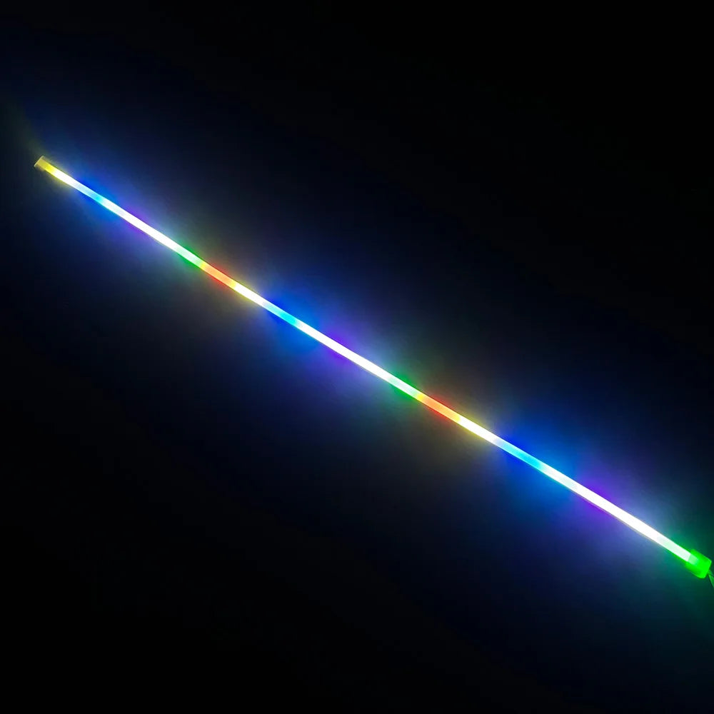 Soft Neon Addressable Rainbow PC WS2812b LED Strip Light for 5V 3pin ARGB Header PC Case Asus Aura Sync RGBIC Fusion MSI Mystic