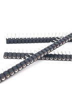 10pcs 2.54mm L7.43/9.7/11.75/17.8mm Round Single Row 1x40Pin Hole Breakable PCB IC Crystal Transistor Female Pin Header Socket