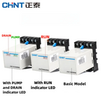 CHINT Liquid Level Relay JYB-714/714B/714C AC220/380V Water Level Controller with PUMP/DRAIN/RUN LED Panel and DIN Rail Mount