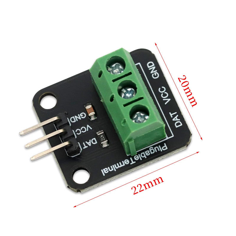 1/3/5Pcs DS18B20 Temperature Sensor Module Digital Waterproof Stainless Steel Probe for Arduino