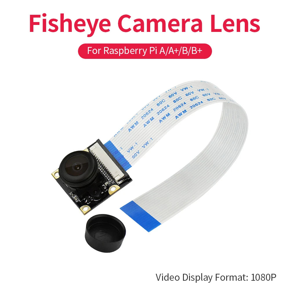 KEYESTUDIO Raspberry Pi Camera Module 5/8 Megapixels 1080p Mini HD PiNoIR Camera Wilde Angle Module For Raspberry Pi 2/3/3B/4/4B