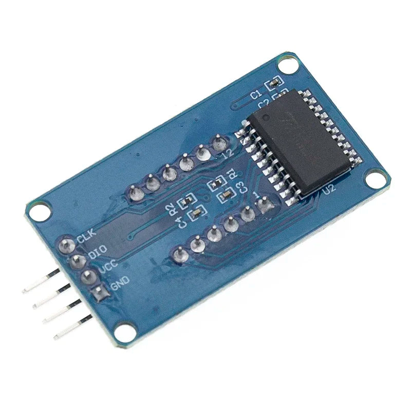 TM1637 4Bits Digital LED Display Module For arduino 7 Segment 0.36Inch Clock RED Anode Tube Four Serial Driver Board Pack