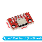 1-10PCS 16Pin 2.54mm USB TYPE-C to PCB Data Transmission Power Adapter Pin Board Test Board Solder Female DIP Connector Socket