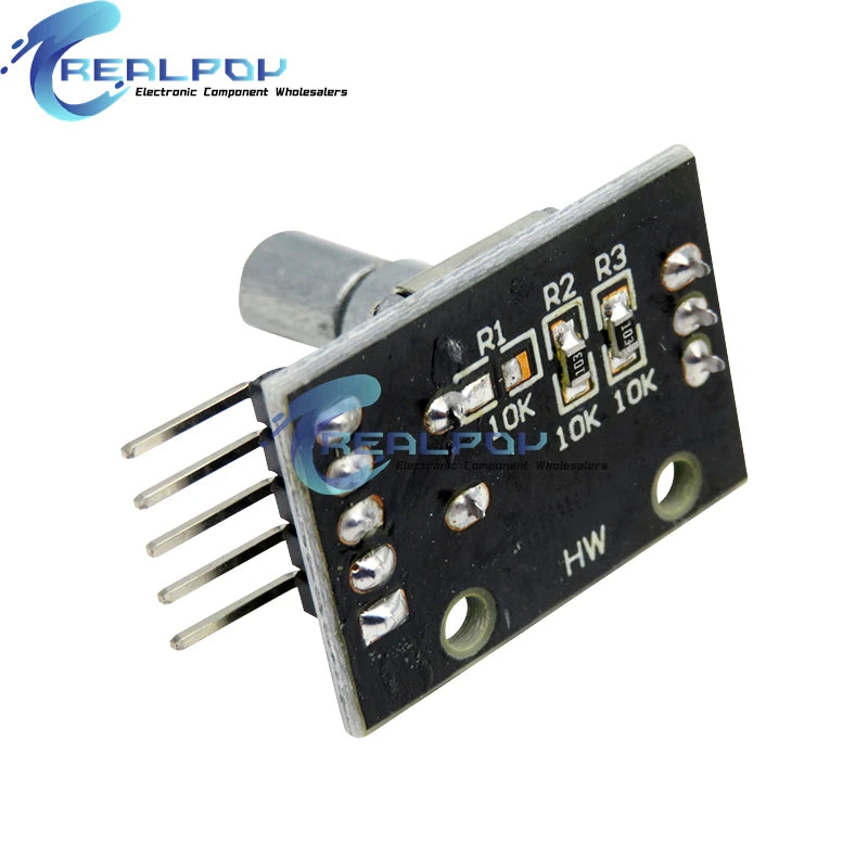 360 Degrees Rotary Encoder Module For Arduino Brick Sensor Switch Development Board KY-040 With Pins