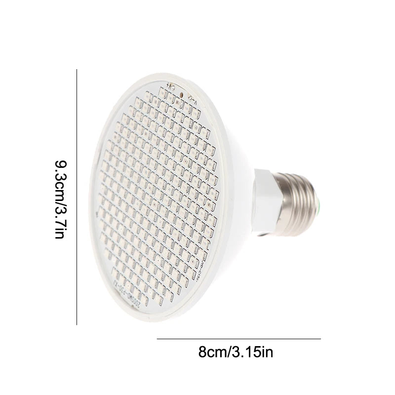 〔CC55〕Red Light Therapy Bulb With Lamp Clip LED 660nm Red And 850nm Near Infrared Combo Therapy Device For Skin Care Pain Relief