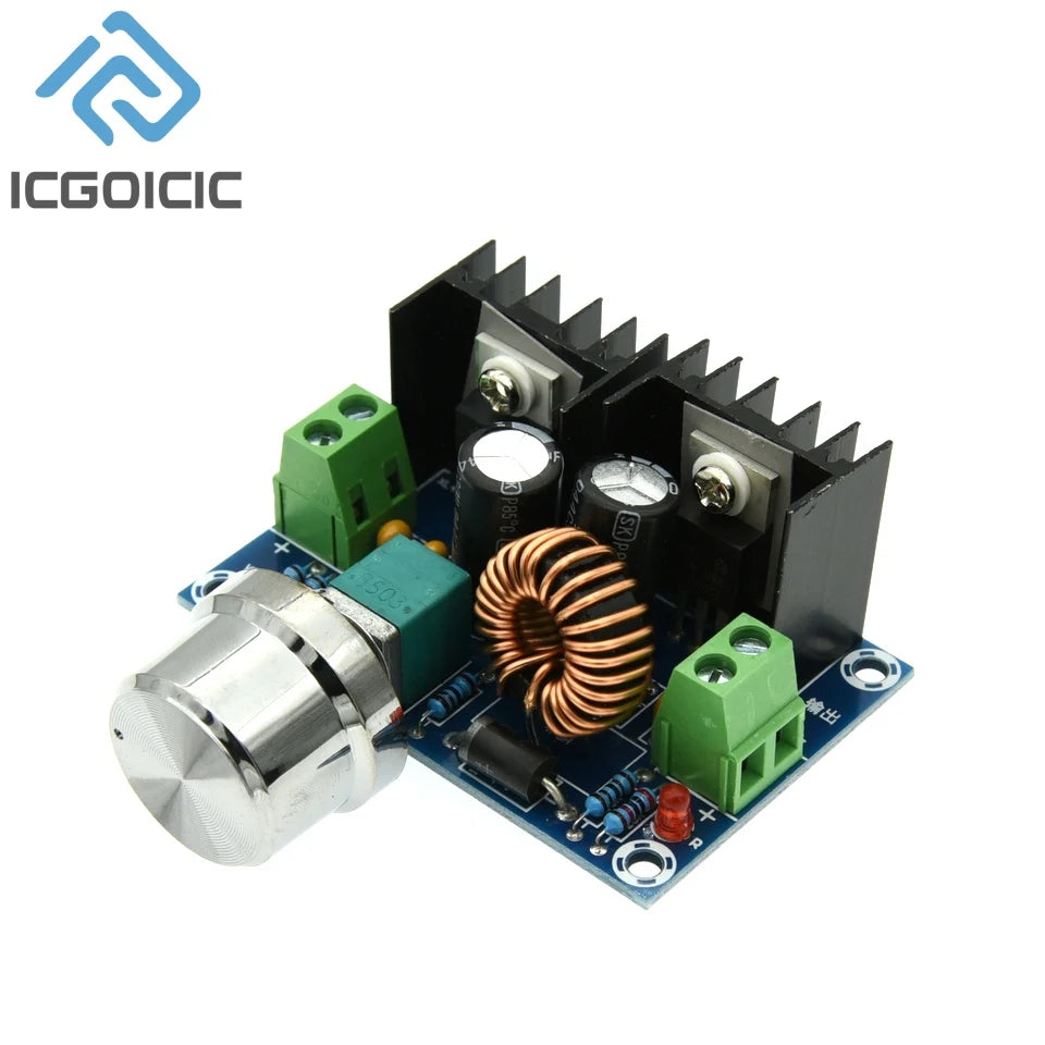 XH-M401 DC-DC Step Down Buck Converter Power Supply Module XL4016E1 PWM Adjustable 4-40V To 1.25-36V Step Down Board 8A 200W