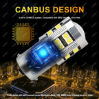 2/4 PCS CANBUS 1156 BA15S 1157 BAY15D LED Bulb For Car Turn Signal Reverse Brake Parking Lights 12V 24V 3030-24SMD 1000LM White
