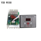 AC 220V 10000W 80A Digital Control SCR Electronic Voltage Regulator Speed Control Dimmer Thermostat + Digital Meters 10000 W